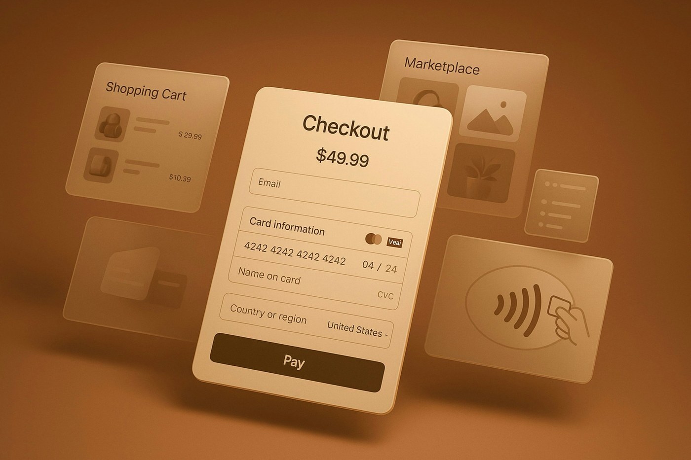 Online checkout screen with a shopping cart and marketplace panels, representing the Add to Cart and Buy Now Featured Offer (Buy Box) on an Amazon product page